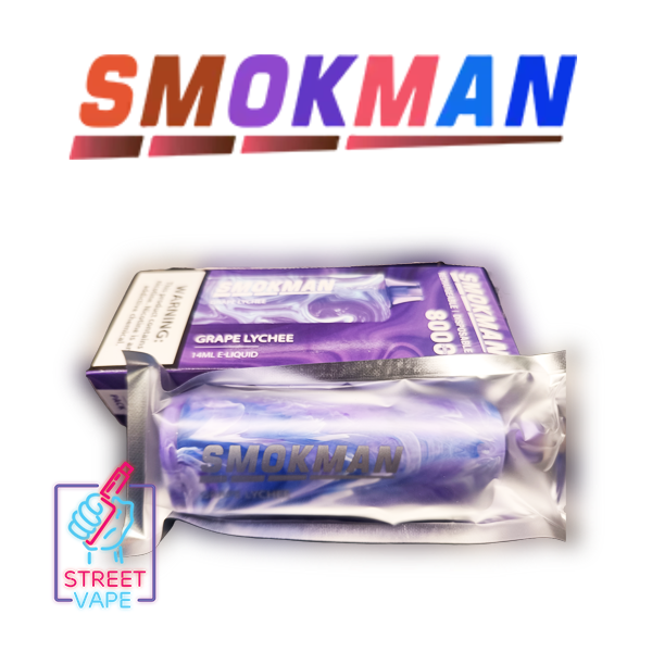 Sản Phẩm Smokman 8000 Puffs Disposable Pod  Bao Gồm