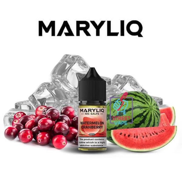 Tinh Dầu Lost Mary Maryliq Watermelon Cranberry – Dưa Hấu Mạn Việt Quất Salt-Nic 30ml