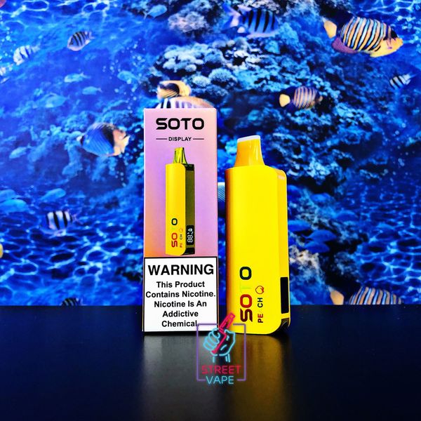 Soto Display 8000 Puffs Disposable Pod Peach