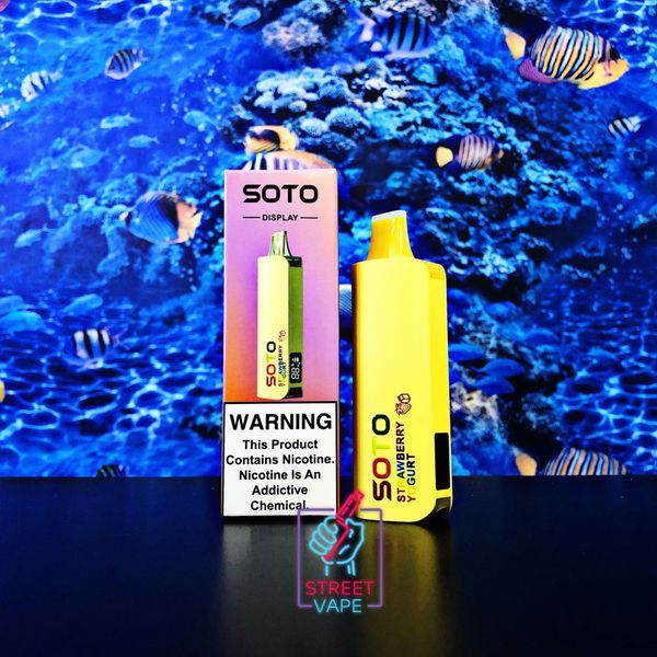 Soto Display 8000 Puffs Disposable Pod Strawberry Yogurt