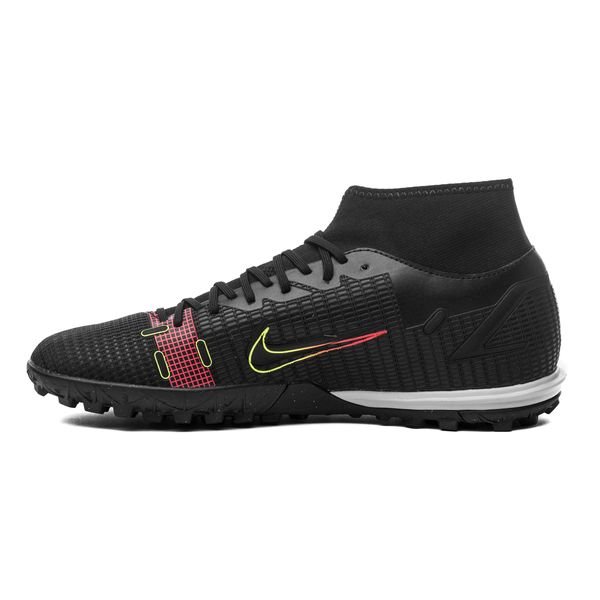 Giày đá banh NIKE MERCURIAL SUPERFLY 8 ACADEMY TF BLACK X PRISM - BLACK/CYBER YELLOW/OFF NOIR