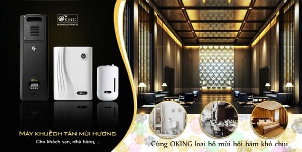 Cho thuê máy khuếch tán tinh dầu dành cho khách sạn, nhà hàng, sảnh showroom 500m2