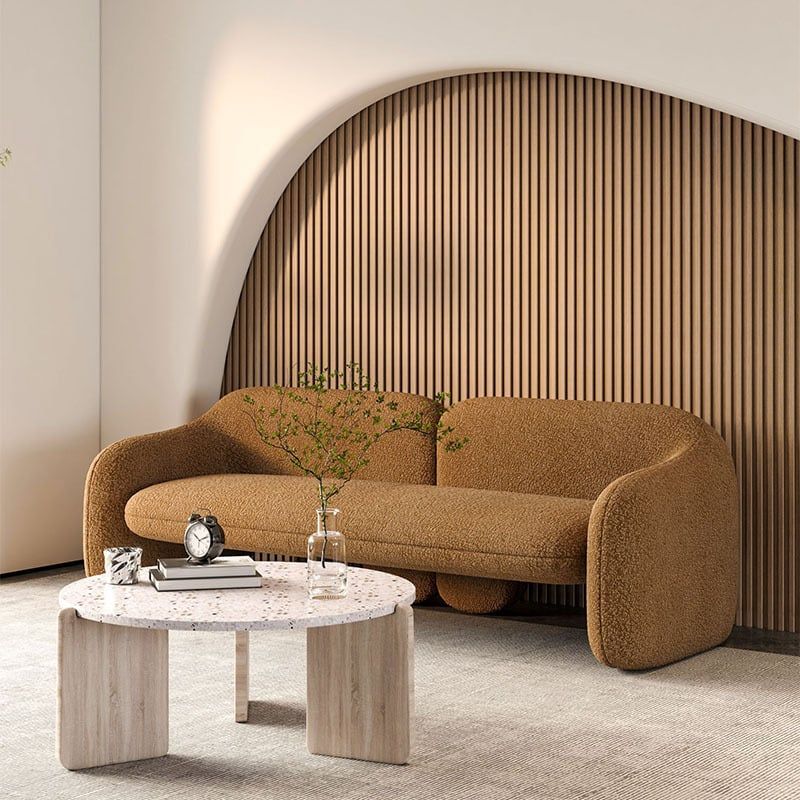 Cách trang trí phòng khách nhà cấp 4 với sofa băng
