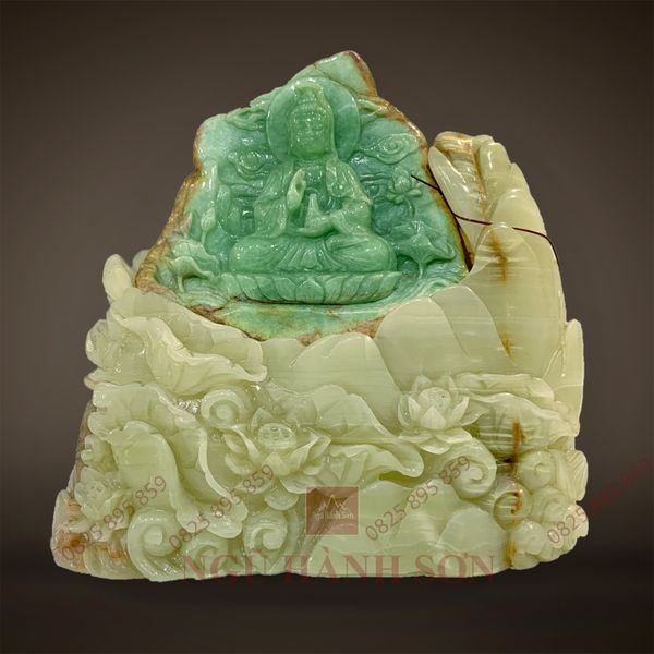 Phật Bà Quan Âm Bằng Ngọc Cẩm Thạch