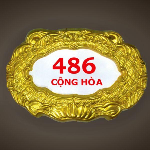 Bảng Số Nhà Composite Hoa Văn Ấn Tượng – Điểm Nhấn Sang Trọng Cho Mặt Tiền