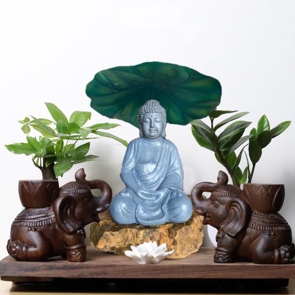 Sacred Lotus Leaf Parasol for Buddha Statues