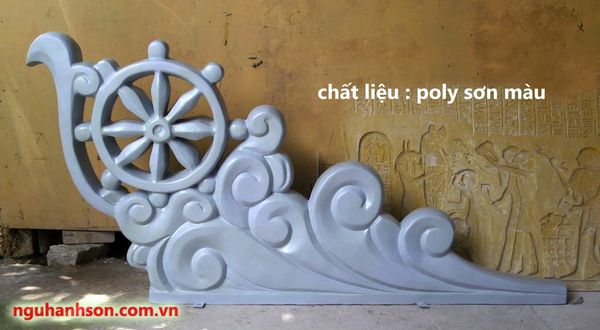hoa văn đuôi mái bánh xe pháp luân