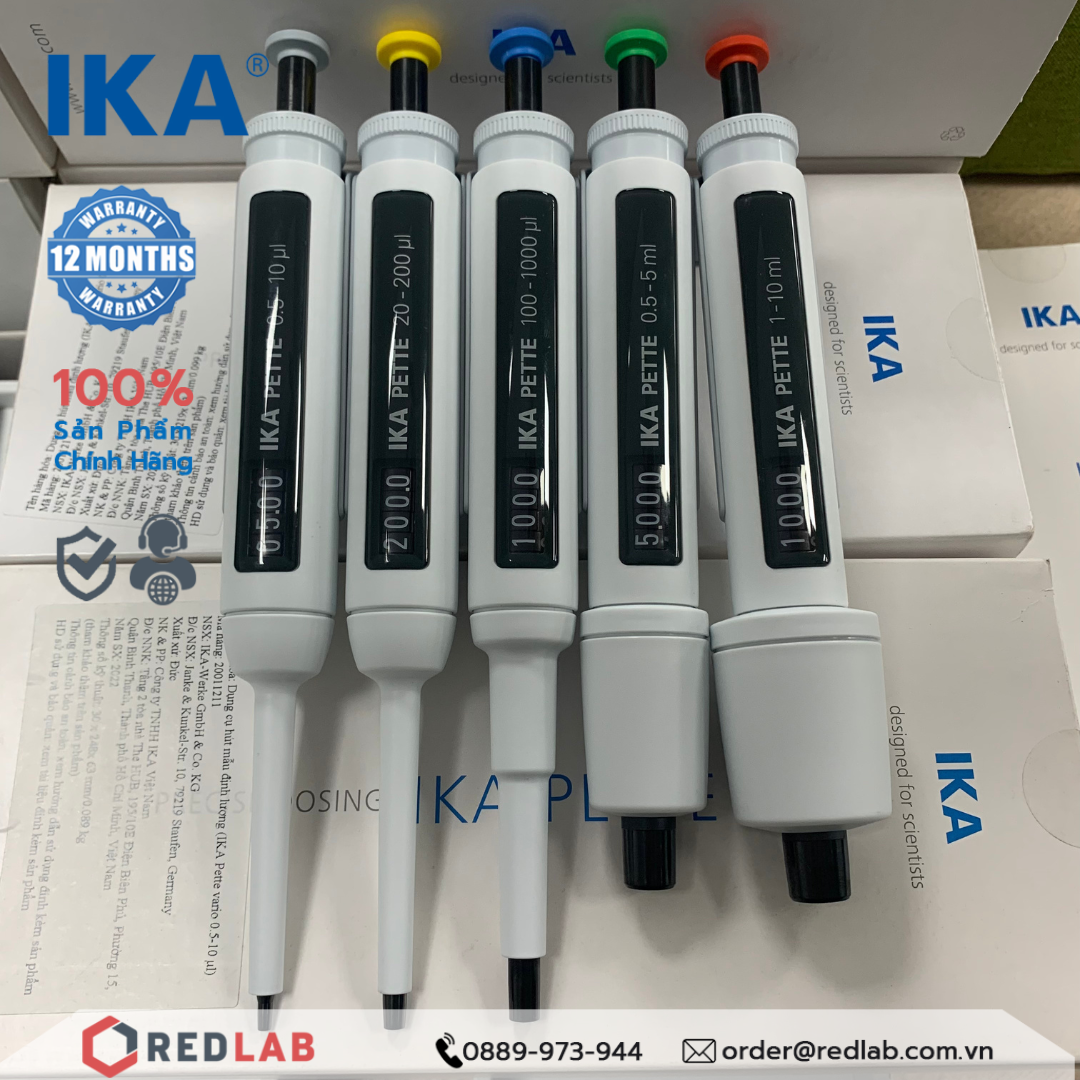 Micropipet - Pipet đơn kênh dụng cụ hút mẫu thay đổi thể tích và cố định thể tích