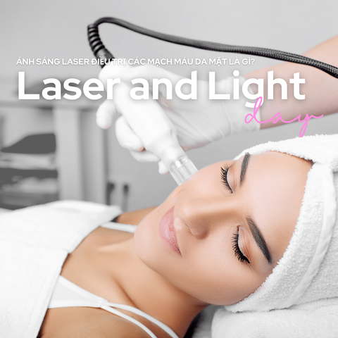 Cách dùng mỹ phẩm tế bào cho Liệu Trình Laser điều trị các mạch máu