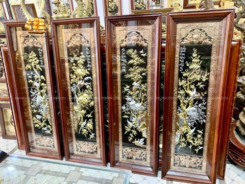 Chỉ bạn 3 cách chọn kích thước tranh tứ quý chuẩn mọi không gian
