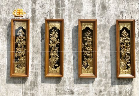 4 vị trí treo tranh tứ quý đúng mang tài lộc vào nhà nhiều vô kể