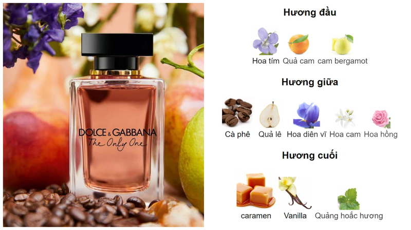 Hương nước hoa D&G The Only One Eau de Parfum