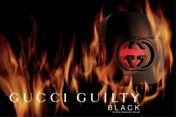 Thiết kế chai nước hoa nữ Gucci Guilty Black Pour Femme