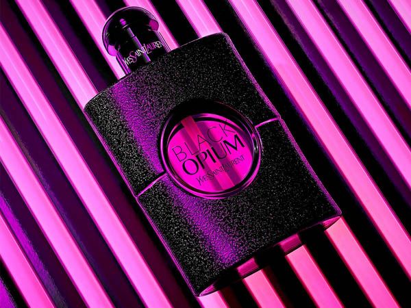 thiết kế chai nước hoa Yves Saint Laurent Black Opium Neon