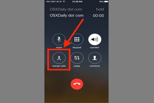 Bấm chọn “Merge Calls” để đồng bộ lời nhắn và cuộc trò chuyện