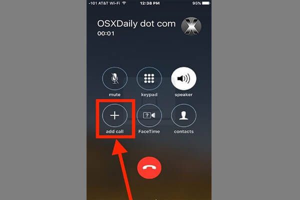 Bấm chọn mục “Add Call” để nhập số điện thoại của bạn