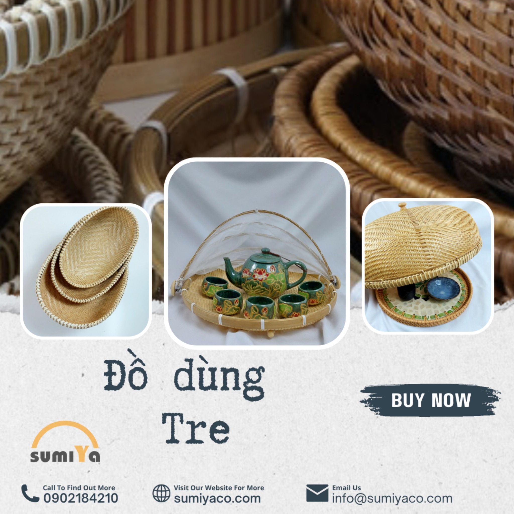 PHÂN BIỆT NONG, NIA, SÀNG, RỔ, RÁ, MẸT VÀ THÚNG TRE – SUMIYA