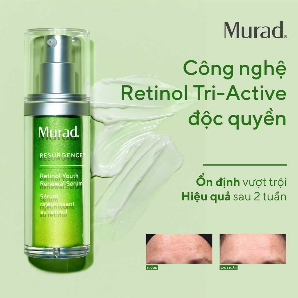Retinol Tri-Active công nghệ đột phá trong ngành làm đẹp từ bác sĩ Murad