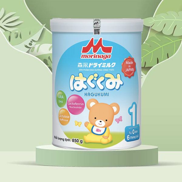 Sữa bột dinh dưỡng Morinaga Hagukumi dành cho bé 0 - 6 tháng tuổi