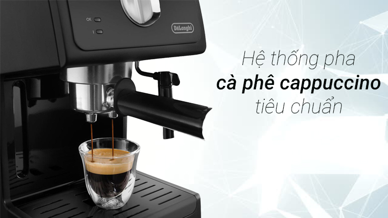 Máy pha cà phê Delonghi ECP31.21 - Thưởng thức những cốc capuccino thơm ngon