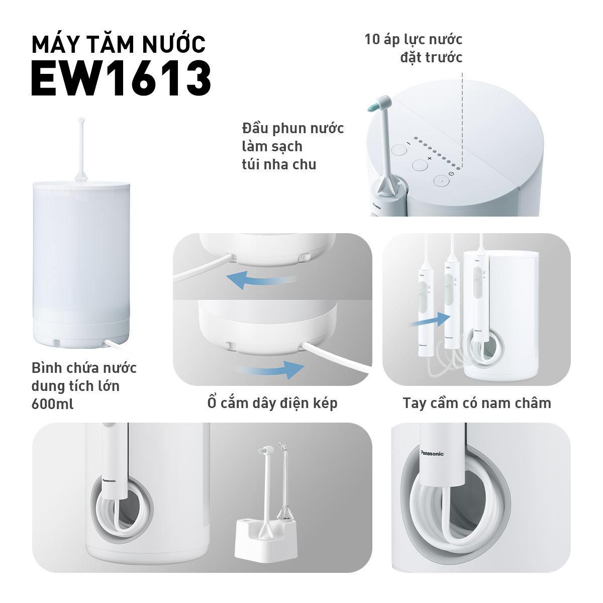 Máy tăm nước PANASONIC EW1613W451