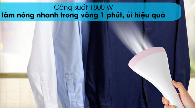 Bàn ủi hơi nước cầm tay dạng đứng Philips GC485