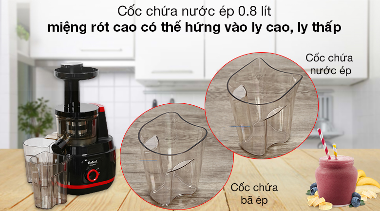 Máy ép trái cây tốc độ chậm Tefal ZC150838