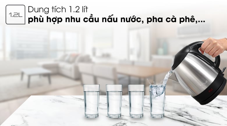 Ấm siêu tốc Tefal KI431D10 - Dung tích 1.2 lít