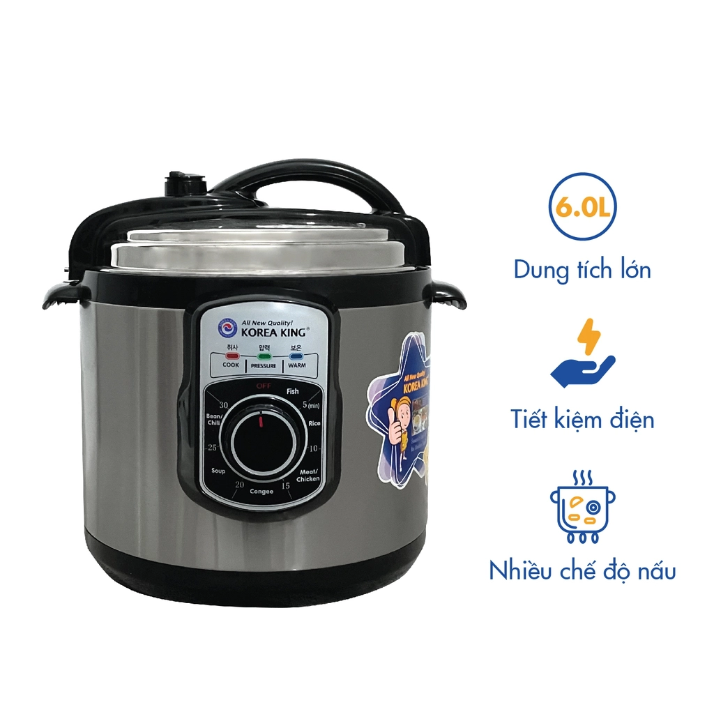 Nồi áp suất Korea King PEPC-60STSN