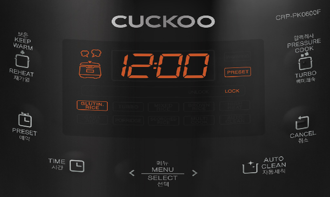 Nồi cơm điện Cuckoo 1.08 lít CRP-PK0600F