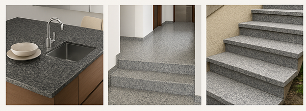 Hình ảnh đá Granite ở các hạng mục nội thất
