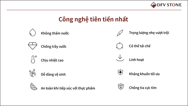 khả năng chịu nhiệt đá nung kết