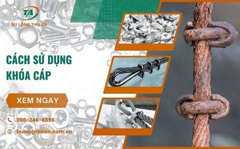 Hướng dẫn cách sử dụng khóa cáp