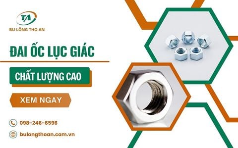 Đai ốc lục giác - Ê cu lục giác cao cấp, giá tốt nhất 2025