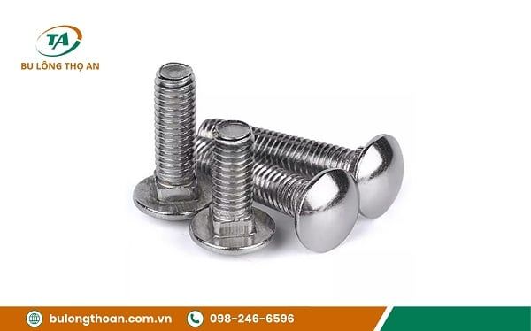 Ưu điểm của bulong đầu tròn cổ vuông