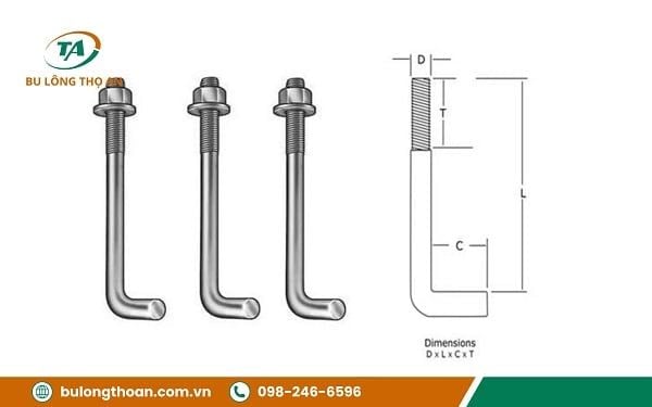 Khả năng chịu lực của bu lông neo móng M30