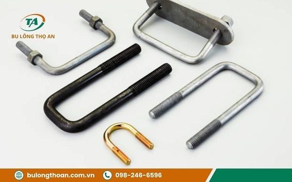 Ưu điểm nổi bật của cùm U vuông - Thiết kế hình chữ U mang lại khả năng ứng dụng cao hơn thiết kế tròn