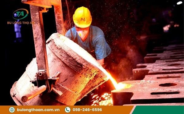 Quy trình gia công U bolt - Bước 6: Nhiệt luyện