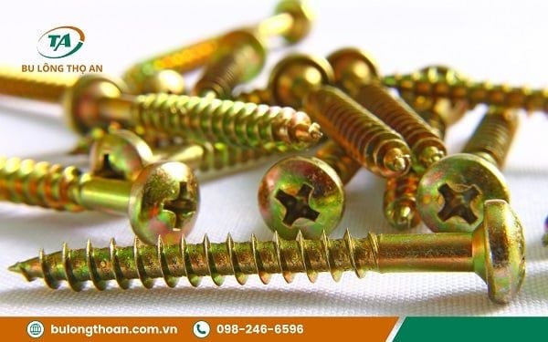 Có những loại vít đầu chìm, vít chìm nào - Vít đầu chìm chữ thập (Phillips Head Screw)
