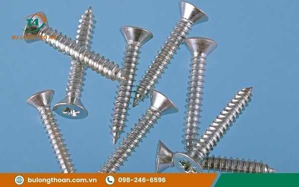 Khái niệm vít đầu chìm - vít chìm