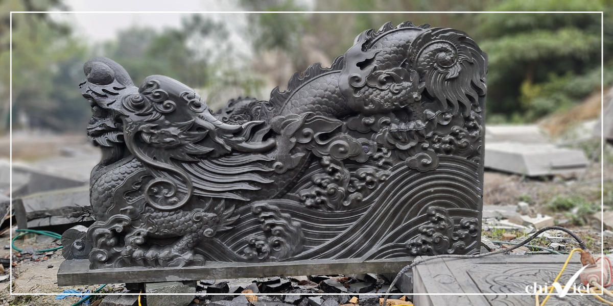 Rồng thành bậc thời Nguyễn - Thi công Kiến trúc - Chỉ Việt