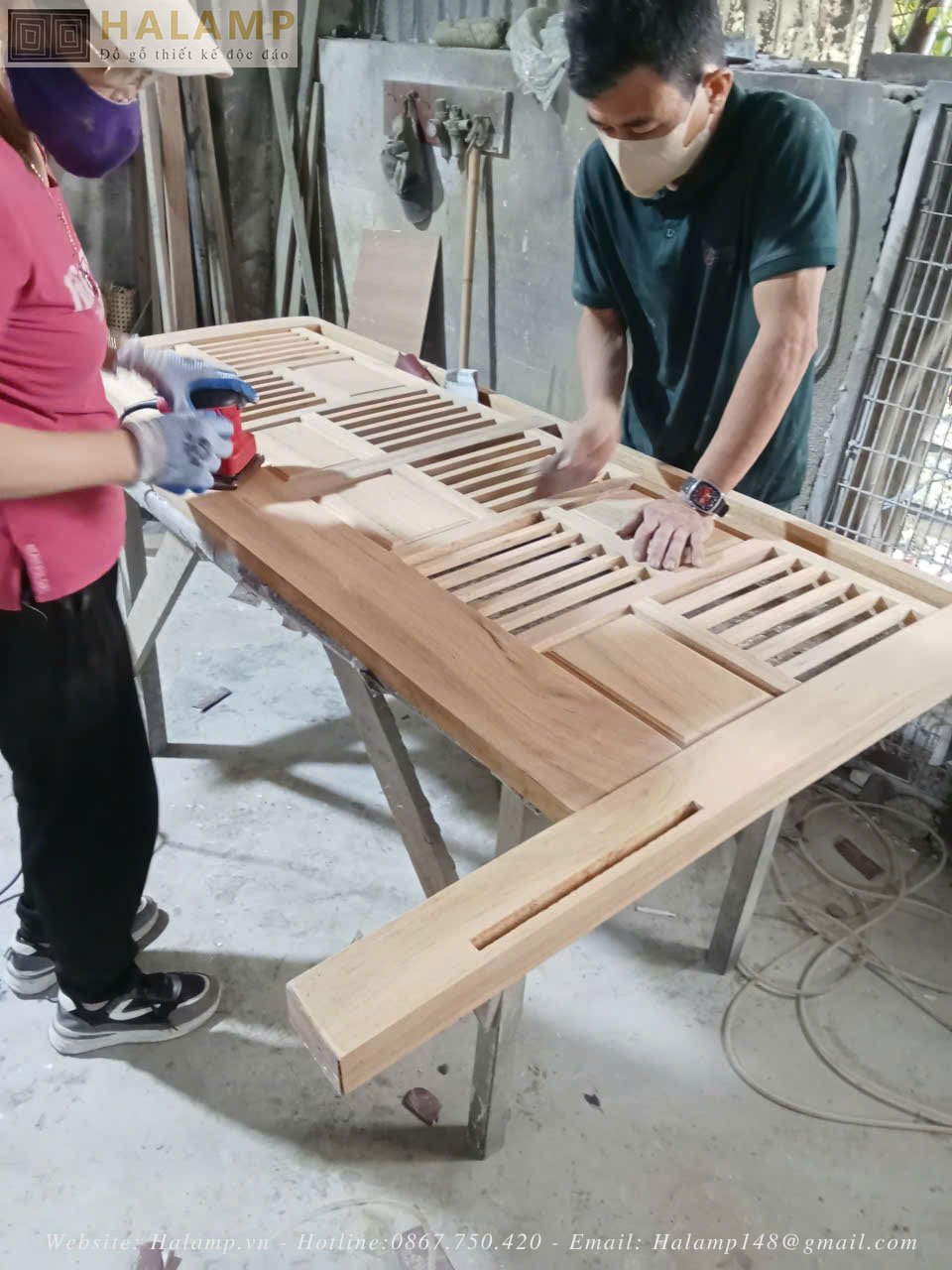 HALAMP - XƯỞNG GỖ THI CÔNG TRỰC TIẾP - KHÔNG QUA TRUNG GIAN
