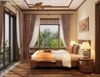Thiết kế nội thất phòng ngủ căn hộ duplex phong cách Việt
