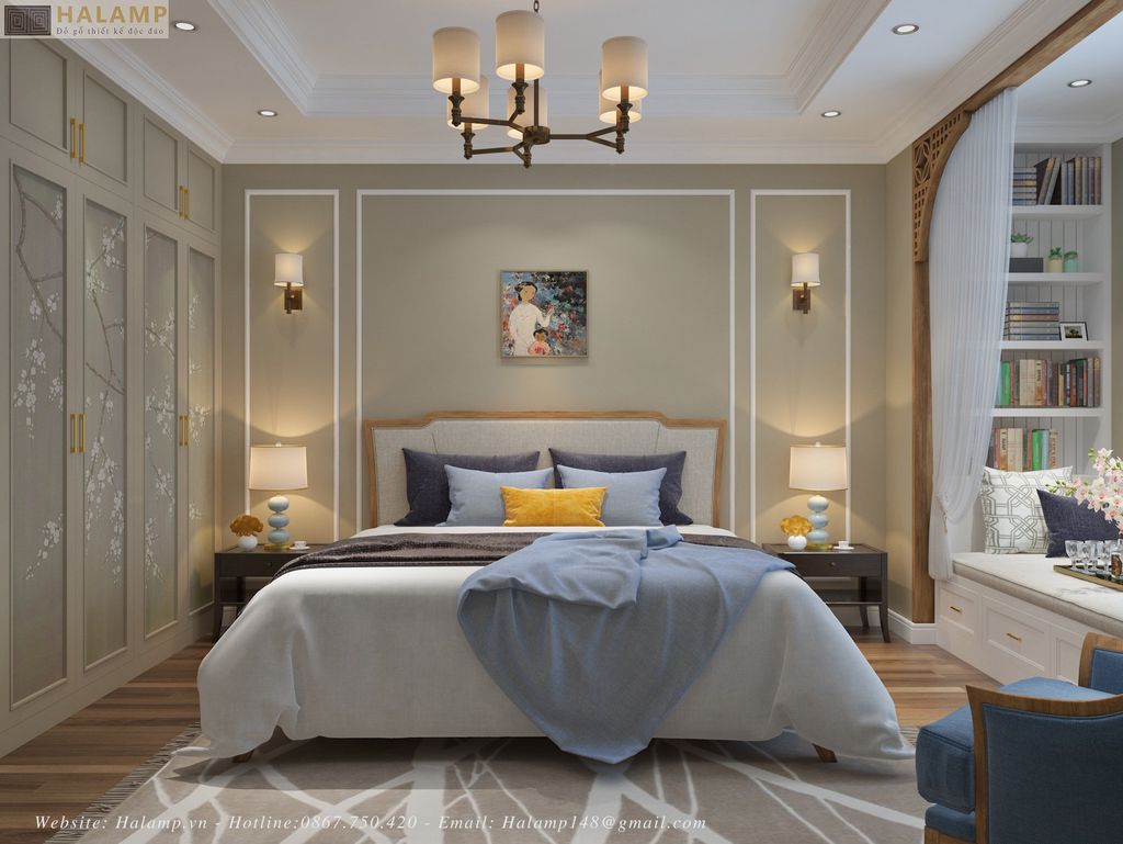 Thiết kế phòng master chung cư An Bình city