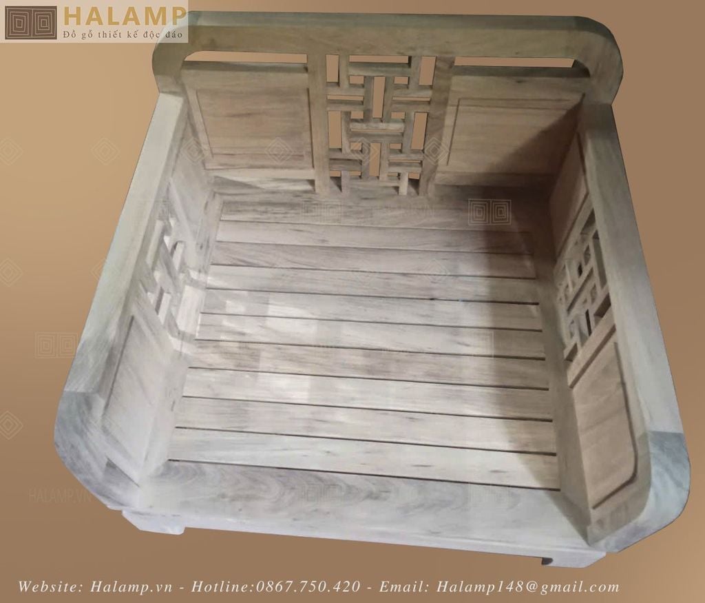 Ghế đơn gỗ Gụ hoàn thiện mộc