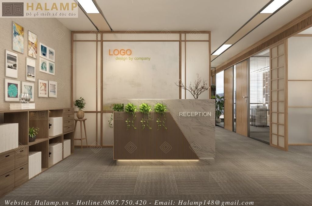 Hòa trộn Việt - Nhật trong nội thất văn phòng