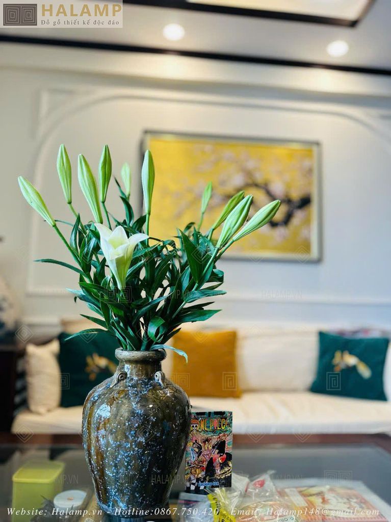 Cắm hoa Ly trong trang trí nội thất Việt