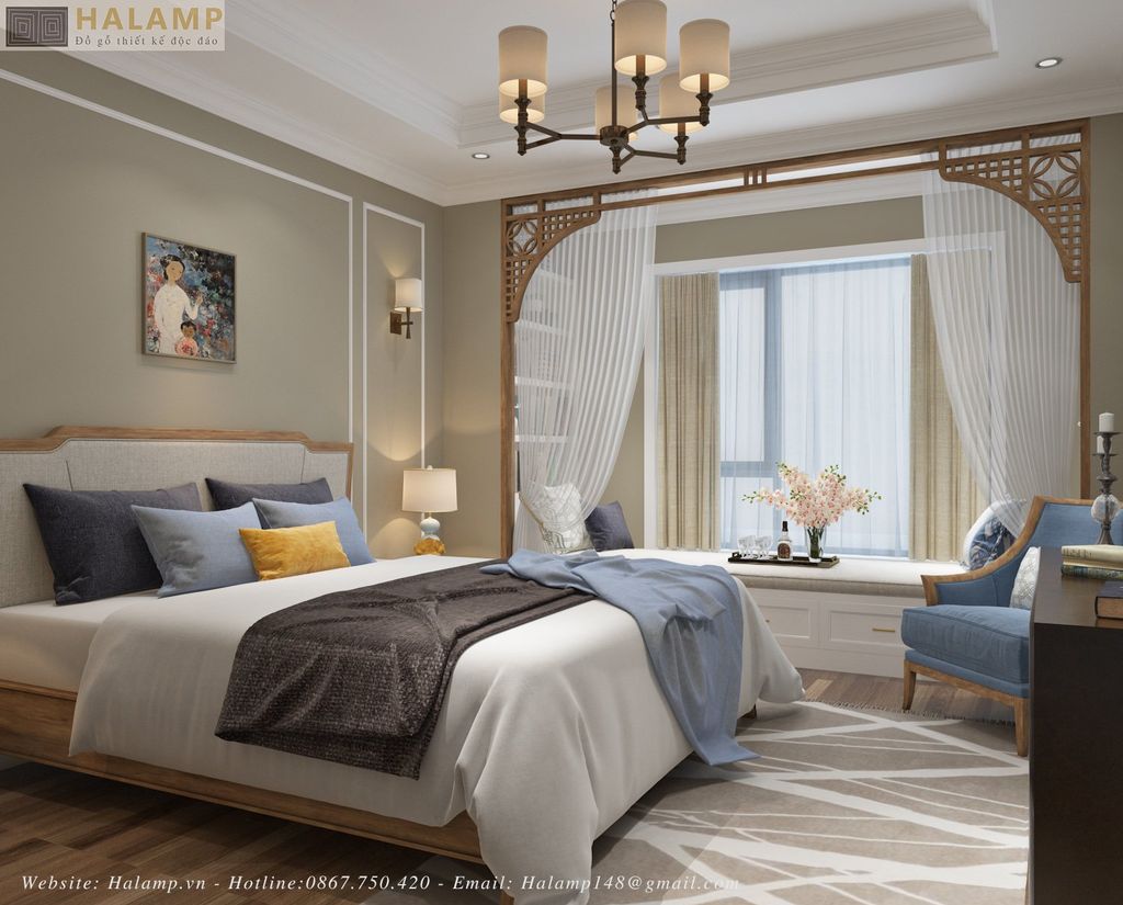 Thiết kế phòng master chung cư An Bình city