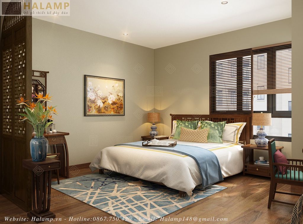 Thiết kế phòng master chung cư Mulberry lane