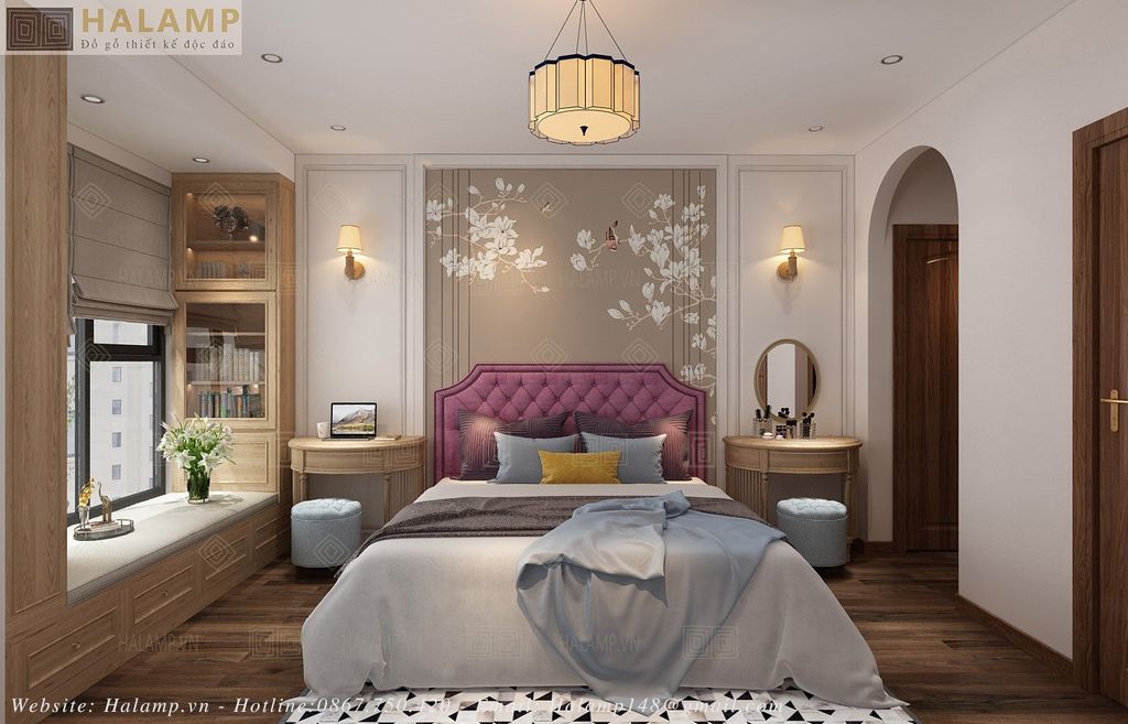 Thiết kế phòng master chung cư Vinata tower 2